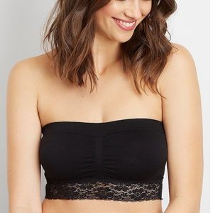 NWOT Maurices Seamless Lace Bandeau